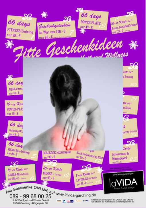 66 Tage Rückenfit Kurse nur 49.- €