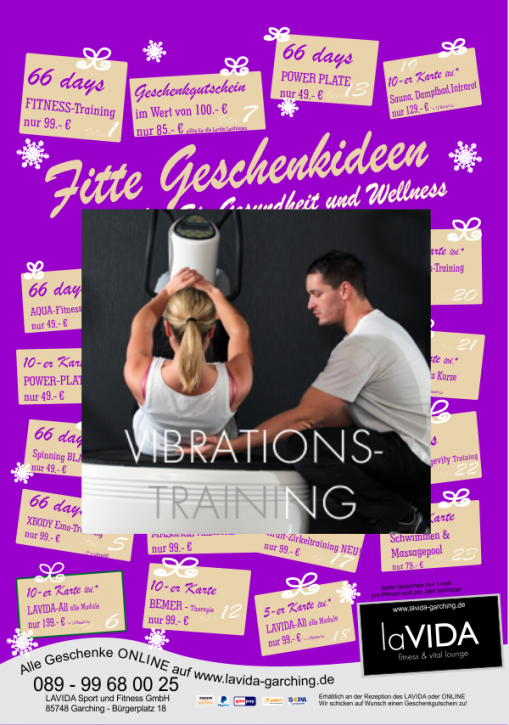 66 Tage Vibrationstraining nur 49.- €